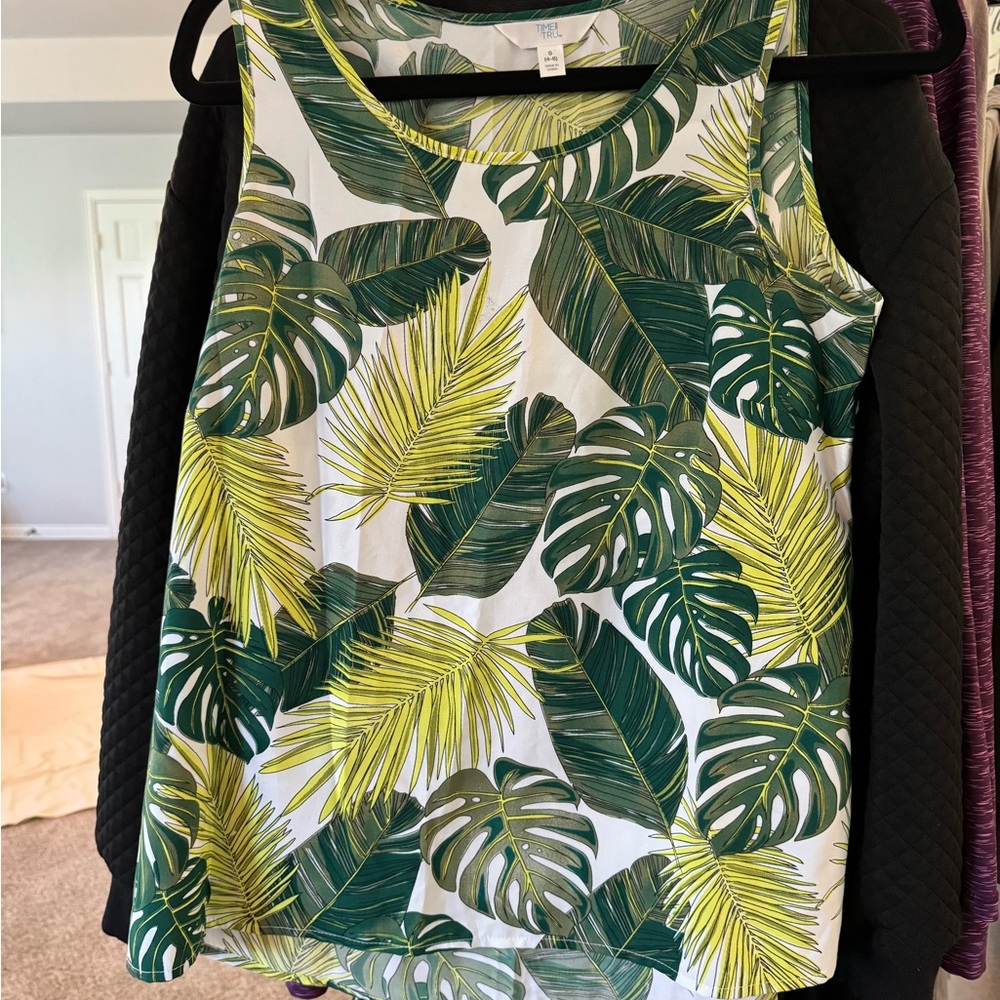 Summer Floral Tank Too